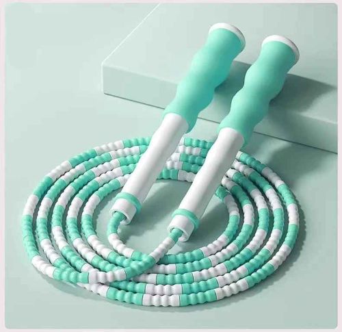 corde sauter Bambou variable verte