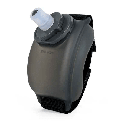 Gourde de poignet Le Cap 300 ml avec fermeture velcro variable noir- Soiflex