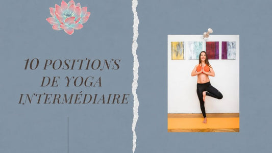 banniere de blog pour 10 positions intermédiaire avec image de femme en position de larbre