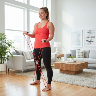 bande de resistance homestretch rouge femme salon