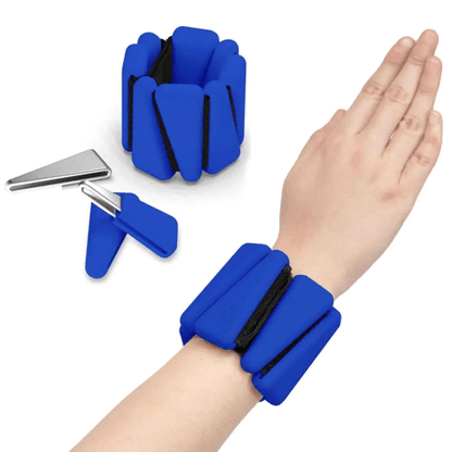 Bracelet lesté MaxFit 1 lb/500 g – variable bleu- Soiflex