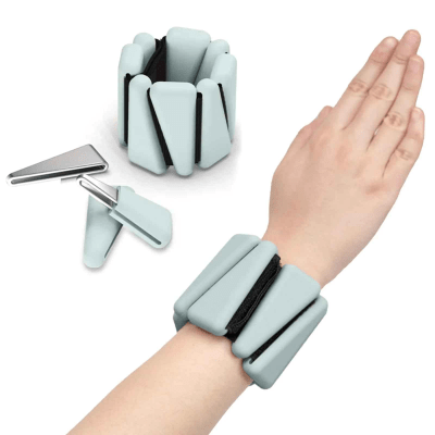 Bracelet Lesté ConfoPlus poids de 2 Lb (la paire) variable grise