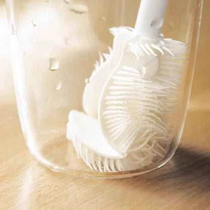 Brosse de Nettoyage Pro silicone pliable visuel dans le fond dun vase