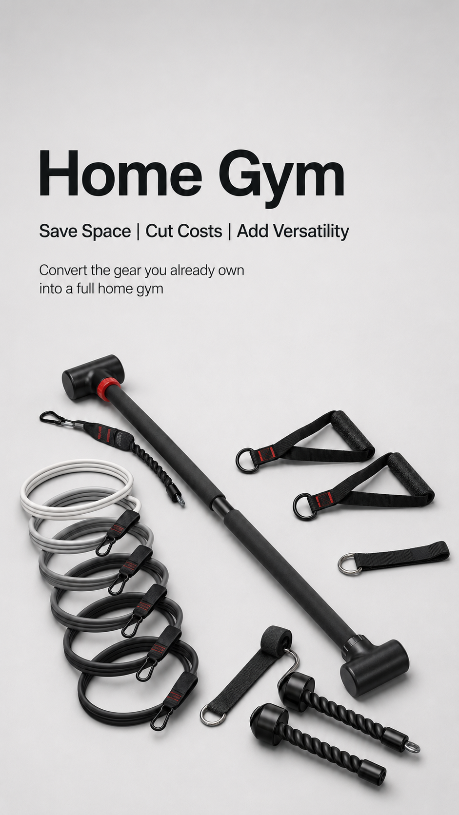 Home gym mobile banner