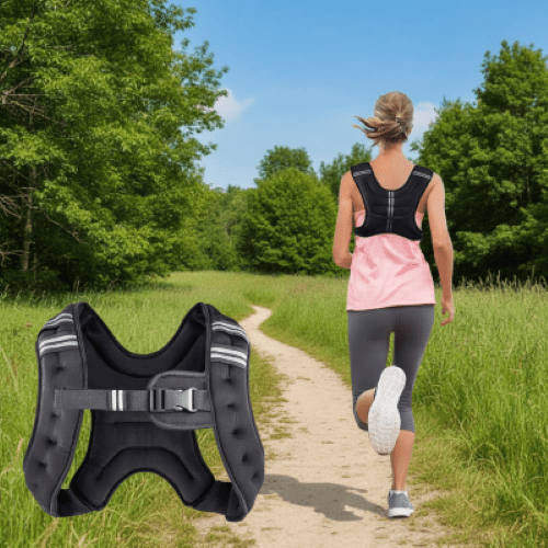 Gilet lesté RenfortPlus 11 lb –femme fait jogging Renforce endurance et muscles - Soiflex