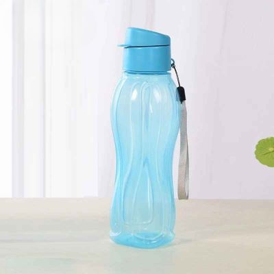 Gourde Pure 1 L – Bouchon sécurisé et anneau de transport variable bleu- Soiflex