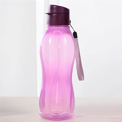 Gourde Pure 1 L – Bouchon sécurisé et anneau de transport variable violet- Soiflex