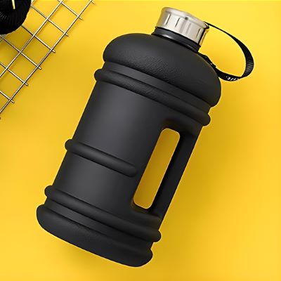 gourde sport tonus fond jaune