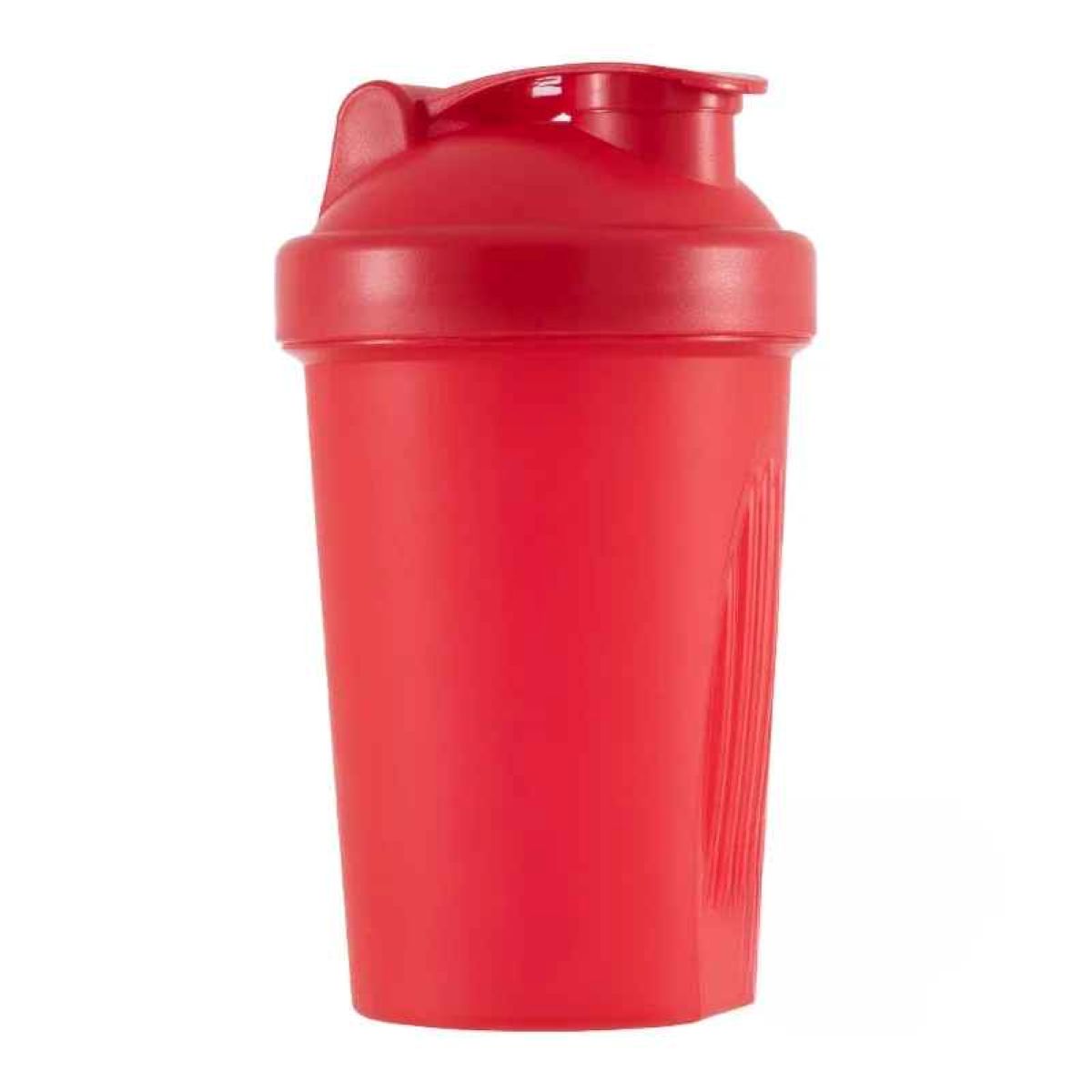 Shaker Protéine Étanche 400ml avec Boule de Mélange variable rouge