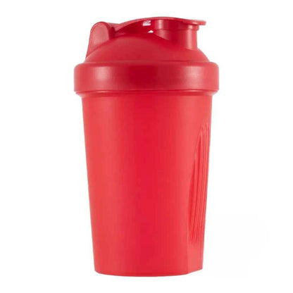 Shaker Protéine Étanche 400ml avec Boule de Mélange variable rouge