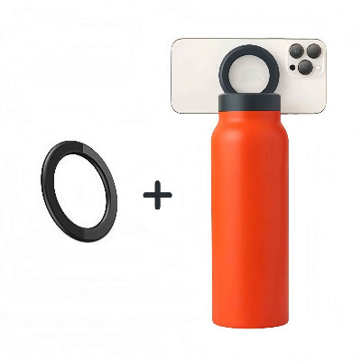 bouteille isotherme rythme orange