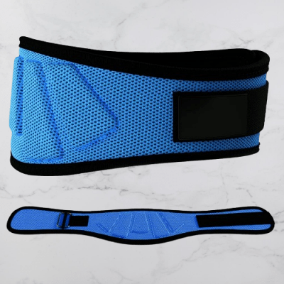 Ceinture pour la musculation - FitnessWaistBelts™ - Bleu - Soiflex