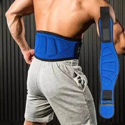 Ceinture pour la musculation - FitnessWaistBelts™ - Bleu - Soiflex