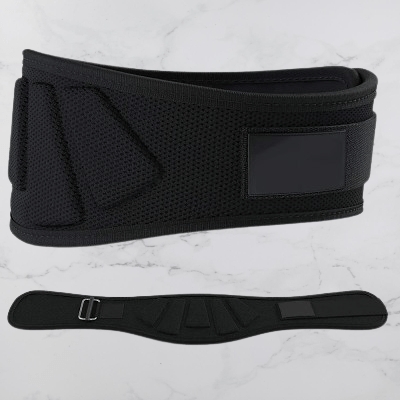 Ceinture pour la musculation - FitnessWaistBelts™ - Noir - Soiflex