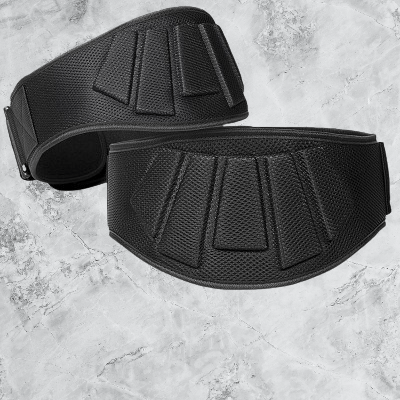 Ceinture pour la musculation - FitnessWaistBelts™ - Noir - Soiflex
