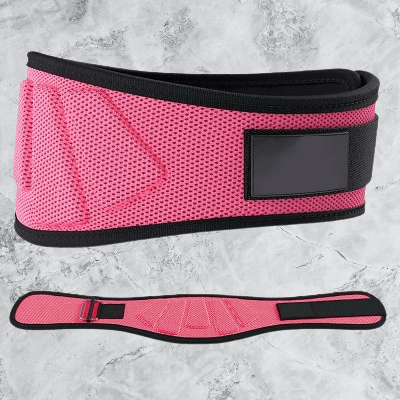 Ceinture pour la musculation - FitnessWaistBelts™ - Rose - Soiflex