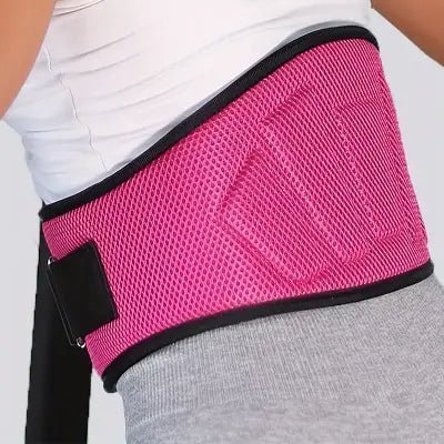 Ceinture pour la musculation - FitnessWaistBelts™ - Rose - Soiflex