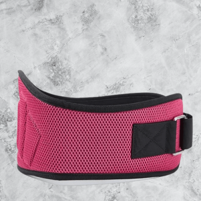 Ceinture pour la musculation - FitnessWaistBelts™ - Rose - Soiflex