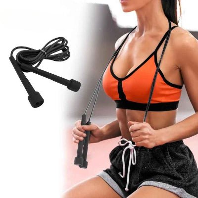 Corde a sauter Fusion femme assise