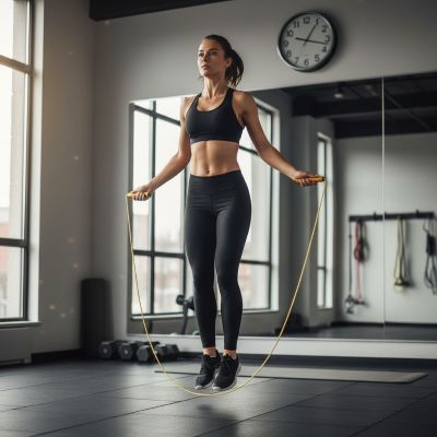 corde a sauter jumprope or femme salle maison