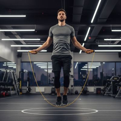 corde a sauter jumprope or homme gym