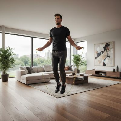 corde a sauter jumprope or homme saute salon