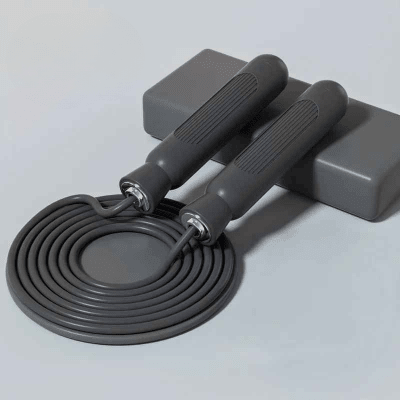 Corde a sauter L'élan – variable noir  - Soiflex