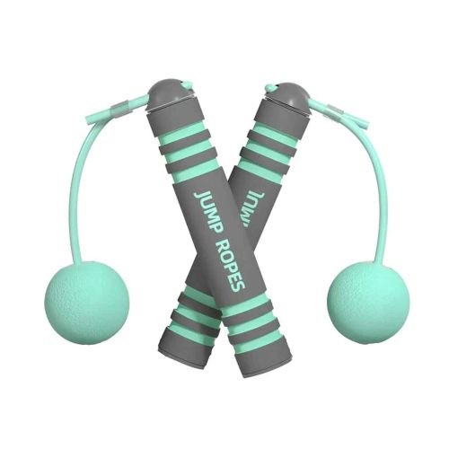 Corde à sauter sans fil JumpFit –variable vert Léger & pratique cardio maison - Soiflex
