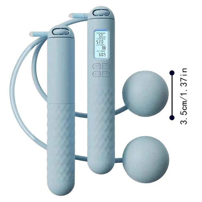 Corde à sauter sans fil Pulsar – variable bleu Antidérapante & rapide - Soiflex