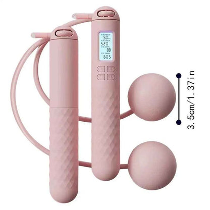 Corde à sauter sans fil Pulsar – variable rose Antidérapante & rapide - Soiflex