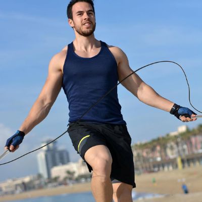 corde a sauter sprint homme saute