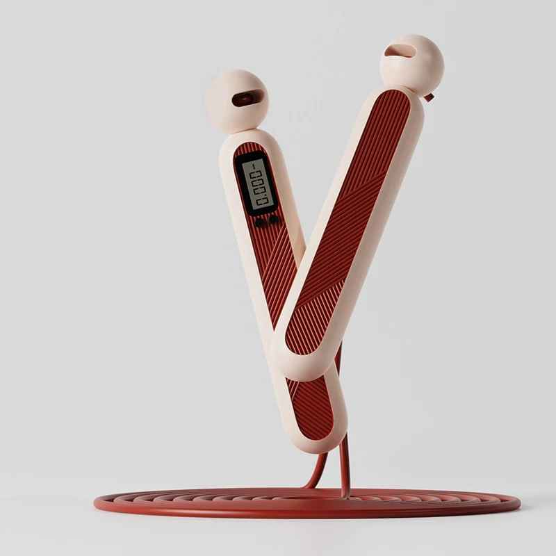 Corde sauter intelligente – variable brune et beige- Soiflex