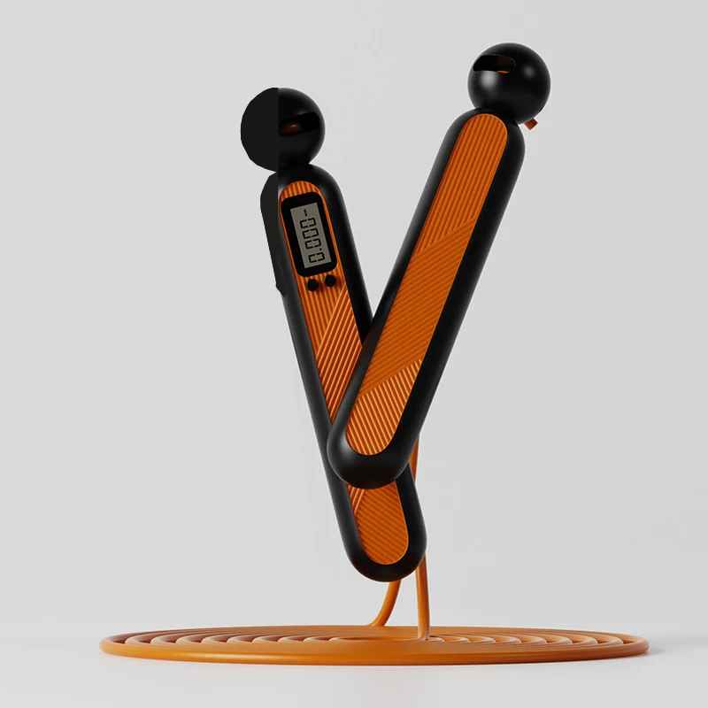 Corde sauter intelligente – variable noir et brun - Soiflex