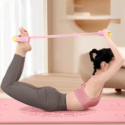 Elastique sport Up – Résistance pour fitness et cardio maison fille en pont inverser avec elastique- Soiflex