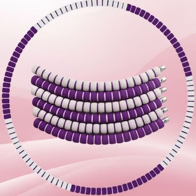 Hula hoop MassageFit – visuel du hula hoop démonter - Soiflex