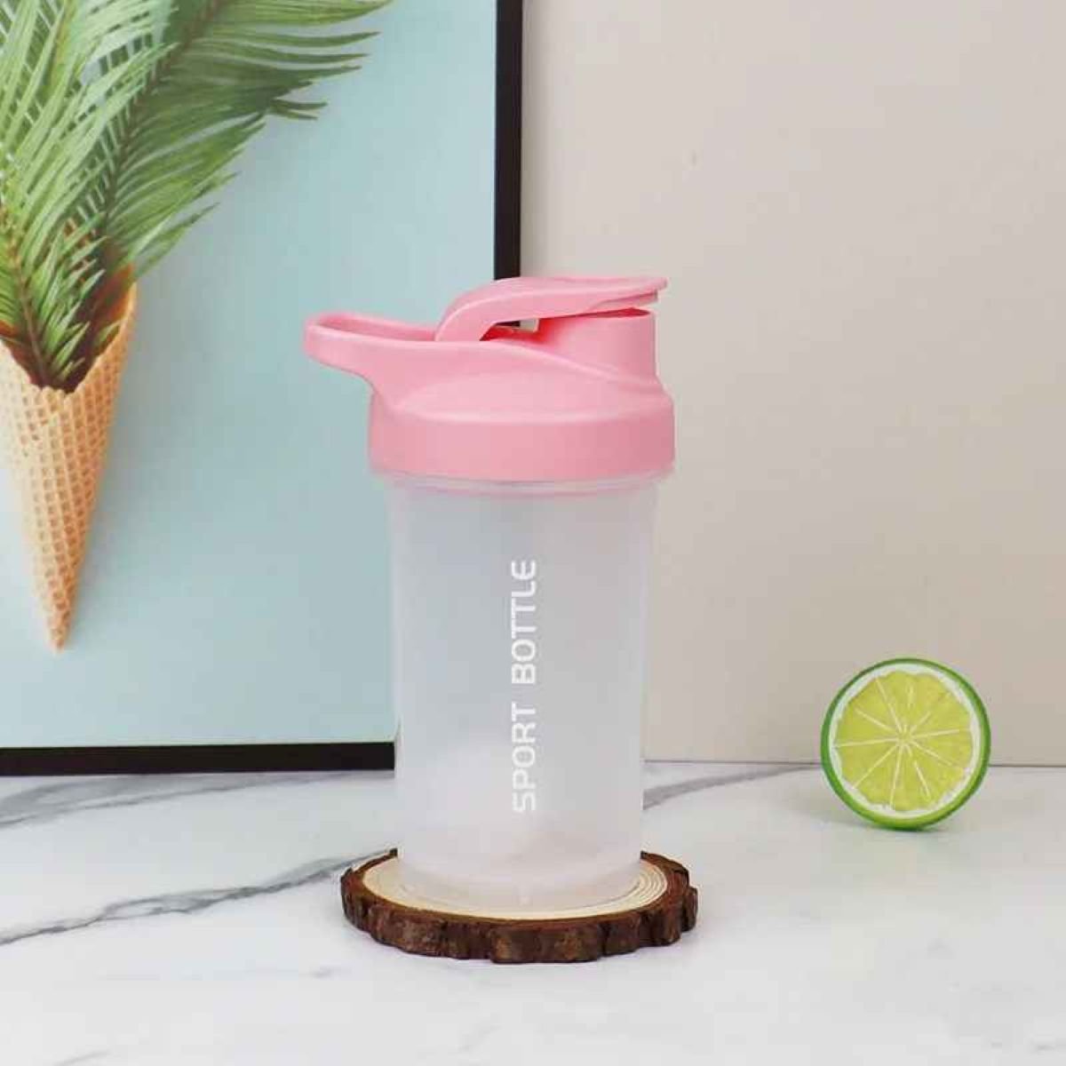 Shaker Protéines 300 ml avec Boule de Mélange - variable rose- Soiflex
