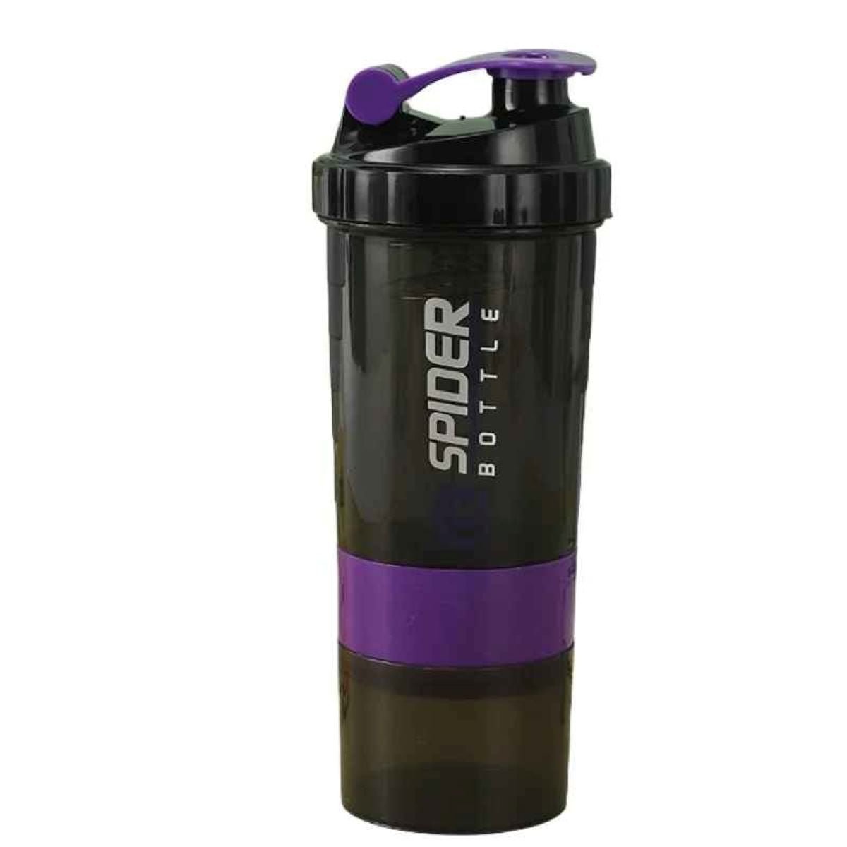 Shaker Protéine 500ml avec Boule de Mélange – variable mauve - Soiflex