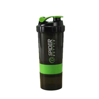 Shaker Protéine 500ml avec Boule de Mélange –variable verte - Soiflex