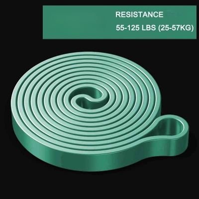 Sport elastiques Grip – Antidérapant et confortable variable verte 25 a 57 kg- Soiflex