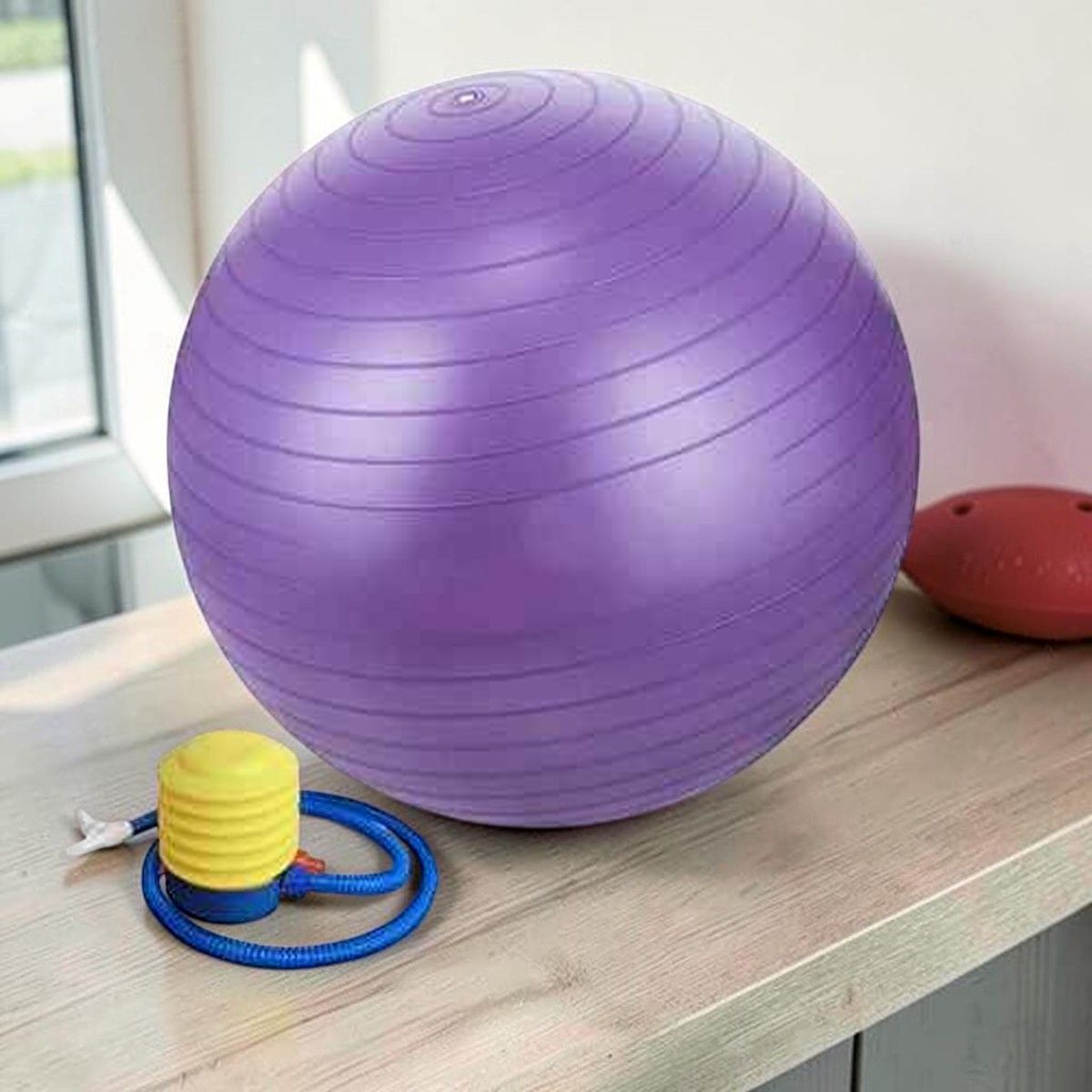 Swiss Ball Luna 65 - 75 cm doux - variable mauve - Soiflex