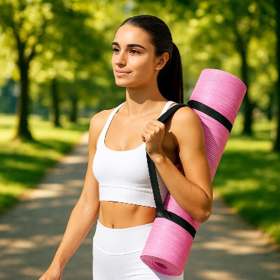 tapis de gym focus femme tapis epaule