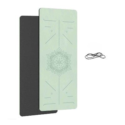 Tapis de yoga  Lotus vert