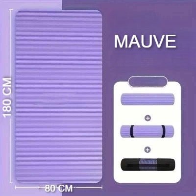 Tapis gym Muse 15 mm variable mauve - Soiflex