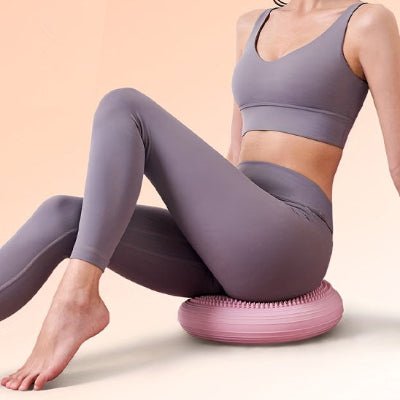 Tapis pilates Vital femme assis jambe