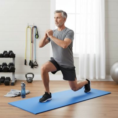 Tapis pour sport Azul 10 mm – Durable & pratique homme sur tapis de yoga fait lounge- Soiflex
