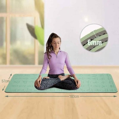 Tapis yoga Opal fille assis
