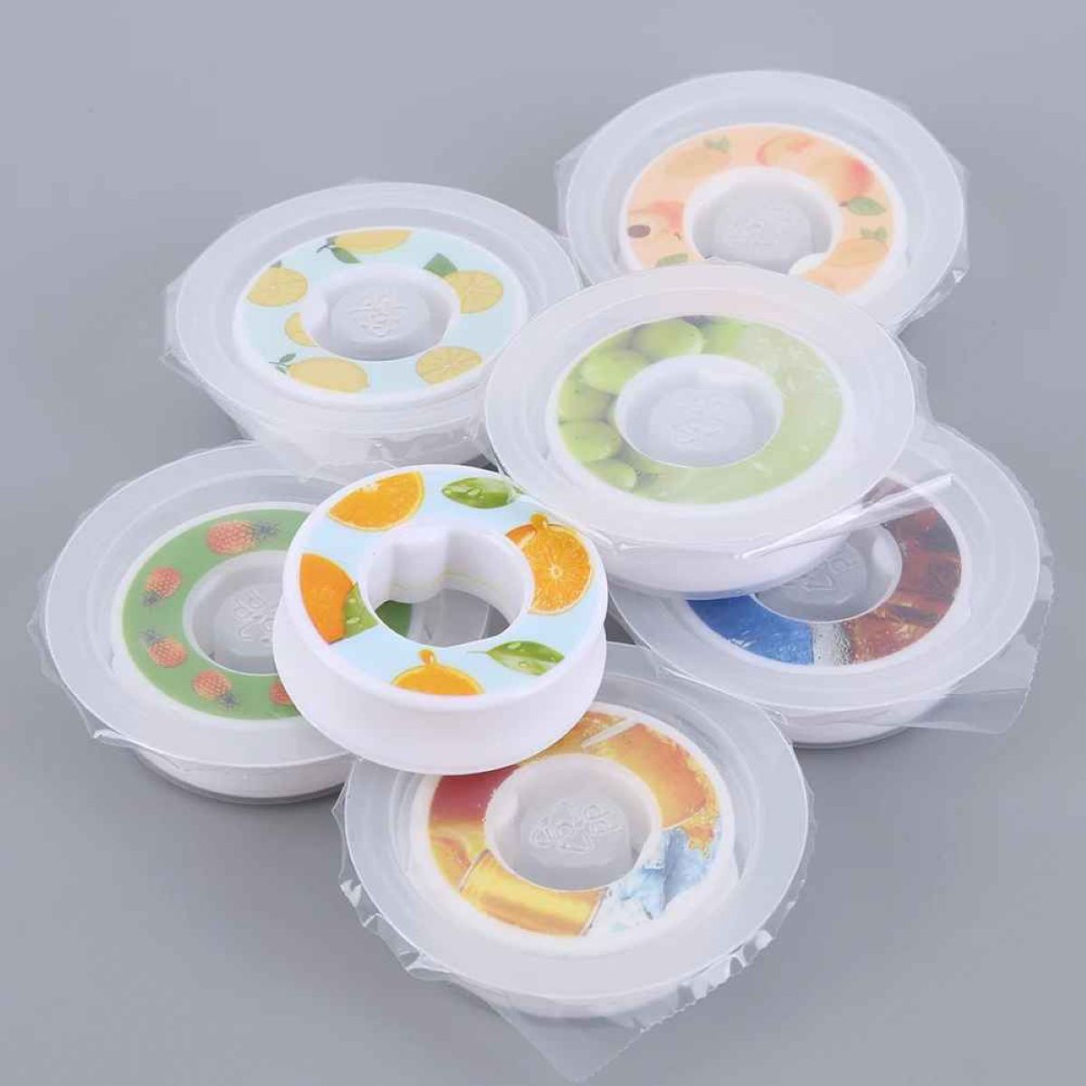Dosette de saveur fruitée pour gourde sans sucre - visuel de plusieurs dosette Soiflex