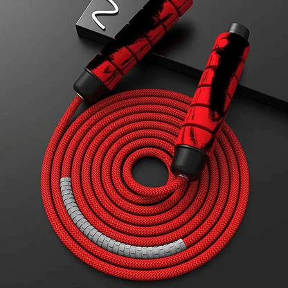 Corde a sauter Pulse 3 m avec poignées ergonomiques visuel de la corde enrouler - Soiflex