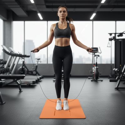 Yoga mat Mini 5mm – Compact pour voyage et bureau - femme devout sur son yoga mat Soiflex
